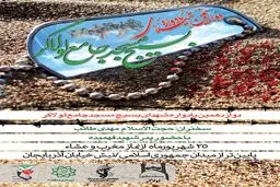 دوازدهمین یادواره شهدای بسیج مسجد جامع لولاگر