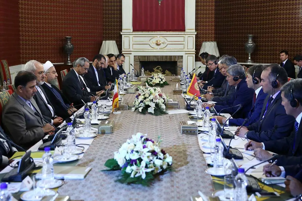 امضای ٨ یادداشت تفاهم و موافقت‌نامه همکاری میان ایران و قرقیزستان