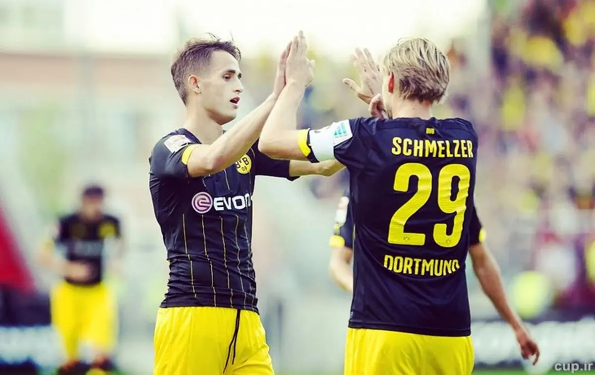 ستاره جدید دورتموند، اولین گلش را برای این تیم به ثمر رساند