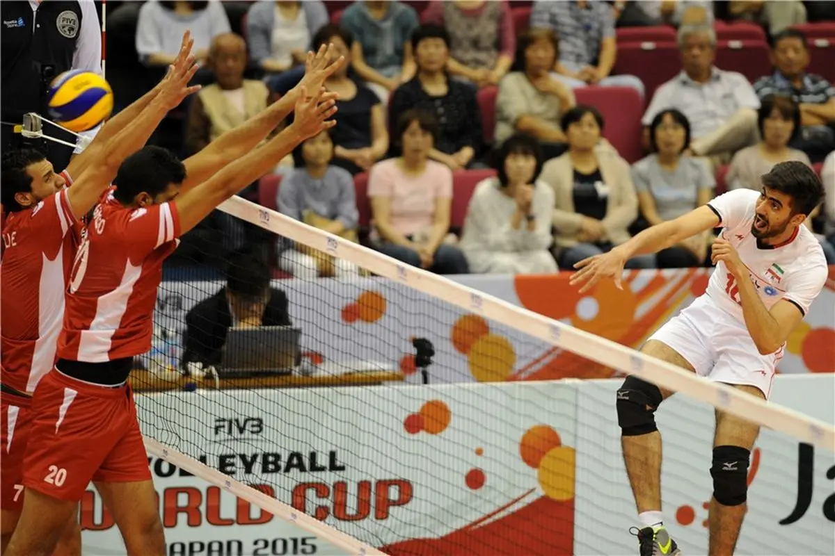 تیم ملی والیبال ایران از سد تونس گذشت