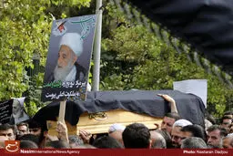 مراسم تشییع پیکر مطهر آیت‌الله خزعلی در مشهد آغاز شد