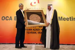 کیومرث هاشمی از شیخ احمد تقدیر کرد