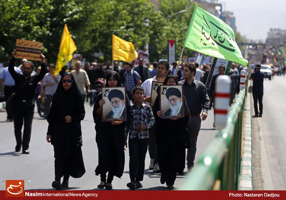 تظاهرات ضدصهیونیستی پس از اقامه نماز جمعه تهران برگزار شد