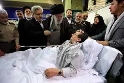 دیدار جمعی از جانبازان و خانواده‌های آنان با رهبر انقلاب + تصاویر