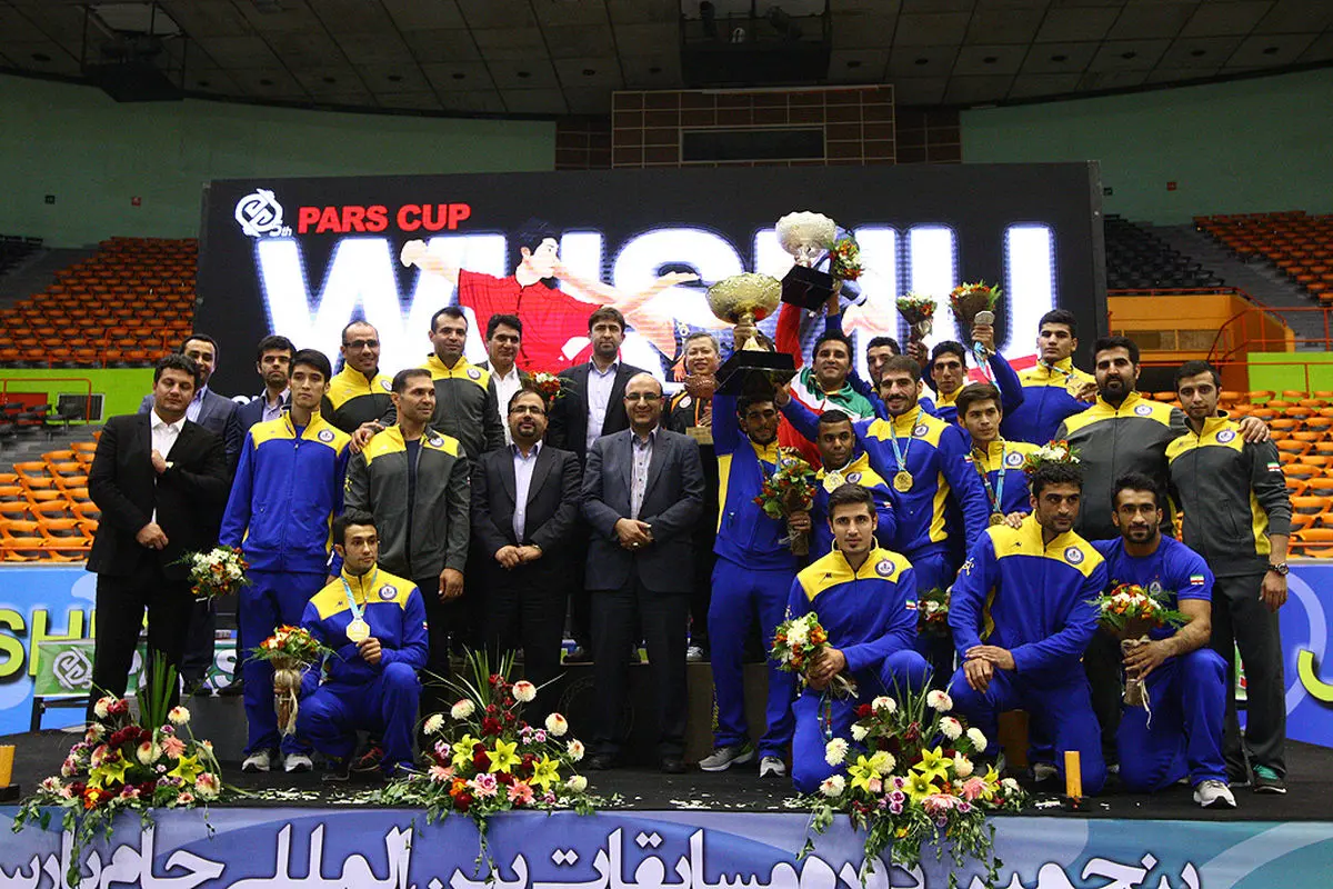 گزارش تصویری:: مراسم اختتامیه مسابقات ووشوی جام پارس