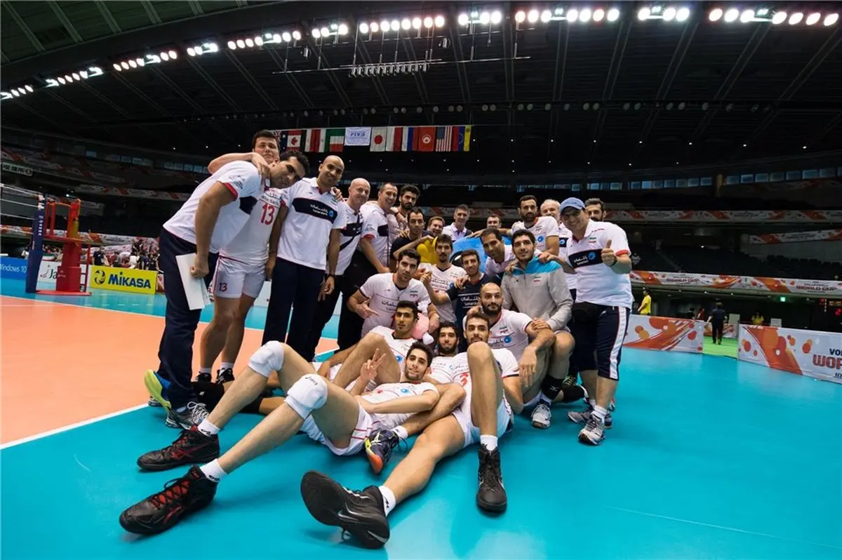 گزارش تصویری:: برد ایران در آخرین دیدار خود در جام جهانی والیبال