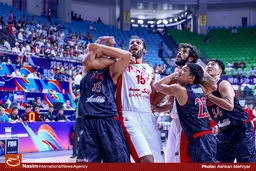 گزارش تصویری:: دیدار تیم‌های بسکتبال ایران و ژاپن