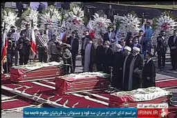 پیکرهای مطهر ۱۰۴ حاجی فاجعه منا وارد کشور شدند