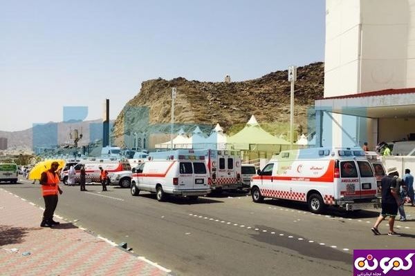 آماده‌باش کادر درمانی بیمارستان هلال‌احمر ایران در مکه