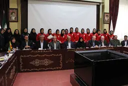 گزارش تصویری:: تجلیل از اعضای تیم ملی فوتسال بانوان