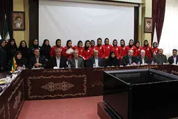گزارش تصویری:: تجلیل از اعضای تیم ملی فوتسال بانوان