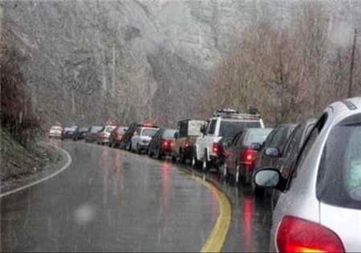 بارش باران در استان‌های غربی/ ترافیک نیمه سنگین در کرج- قزوین