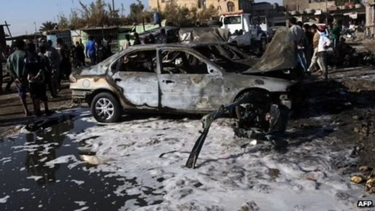 انفجار بمب در بغداد ۳۲ کشته و زخمی برجای گذاشت