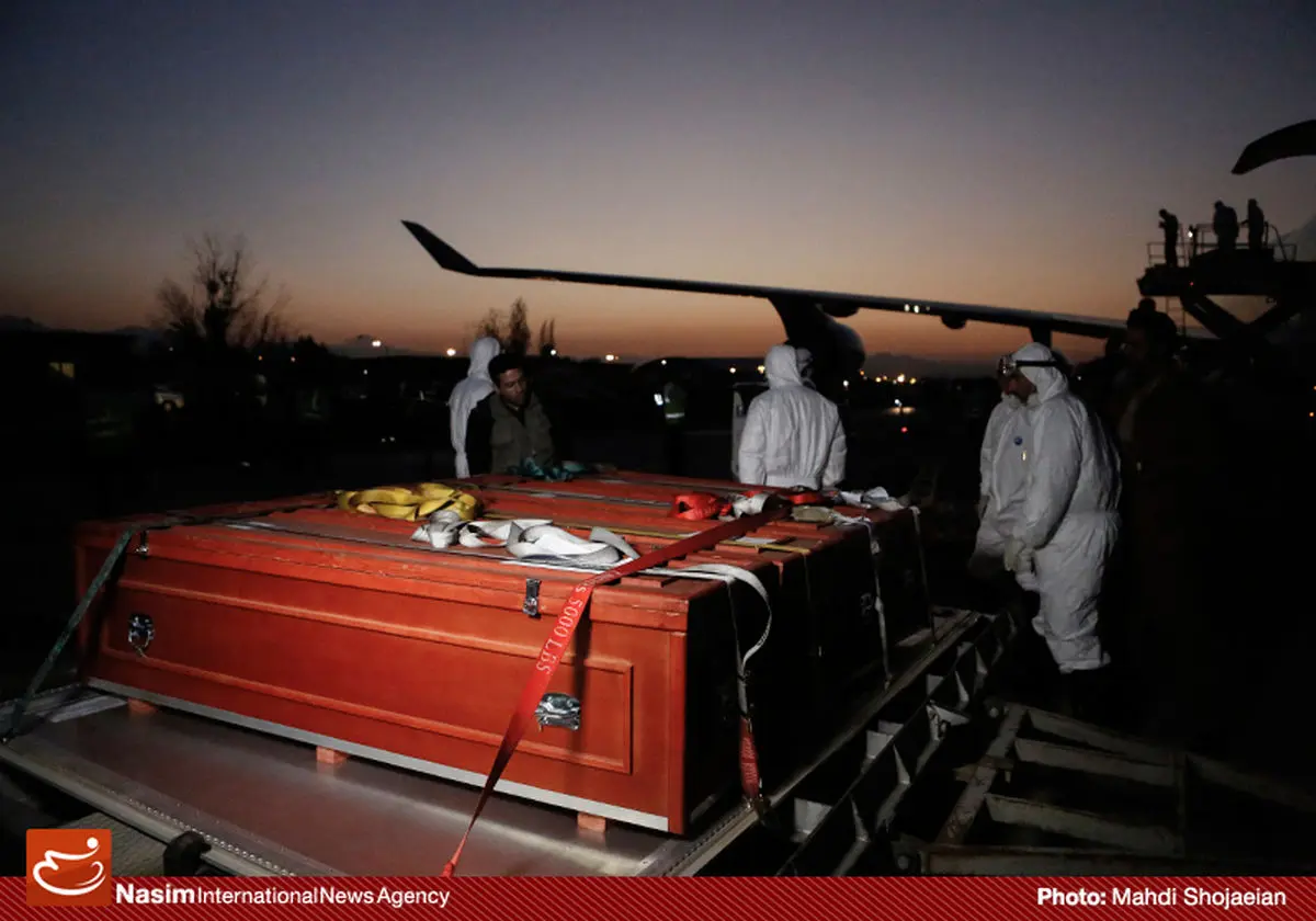 گزارش تصویری:: انتقال پیکر جان باختگان حادثه منا به کشور