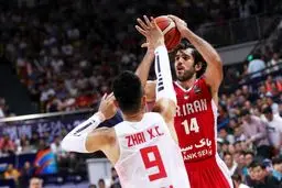 گزارش تصویری:: ناکامی بسکتبال ایران برابر چین