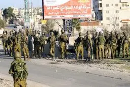 حمله نظامیان صهیونیست به نابلس و زخمی شدن ۱۴ فلسطینی