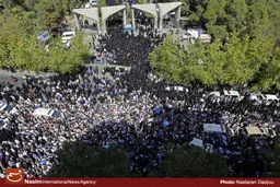 مراسم تشییع شهدای فاجعه منا در  تهران برگزار شد