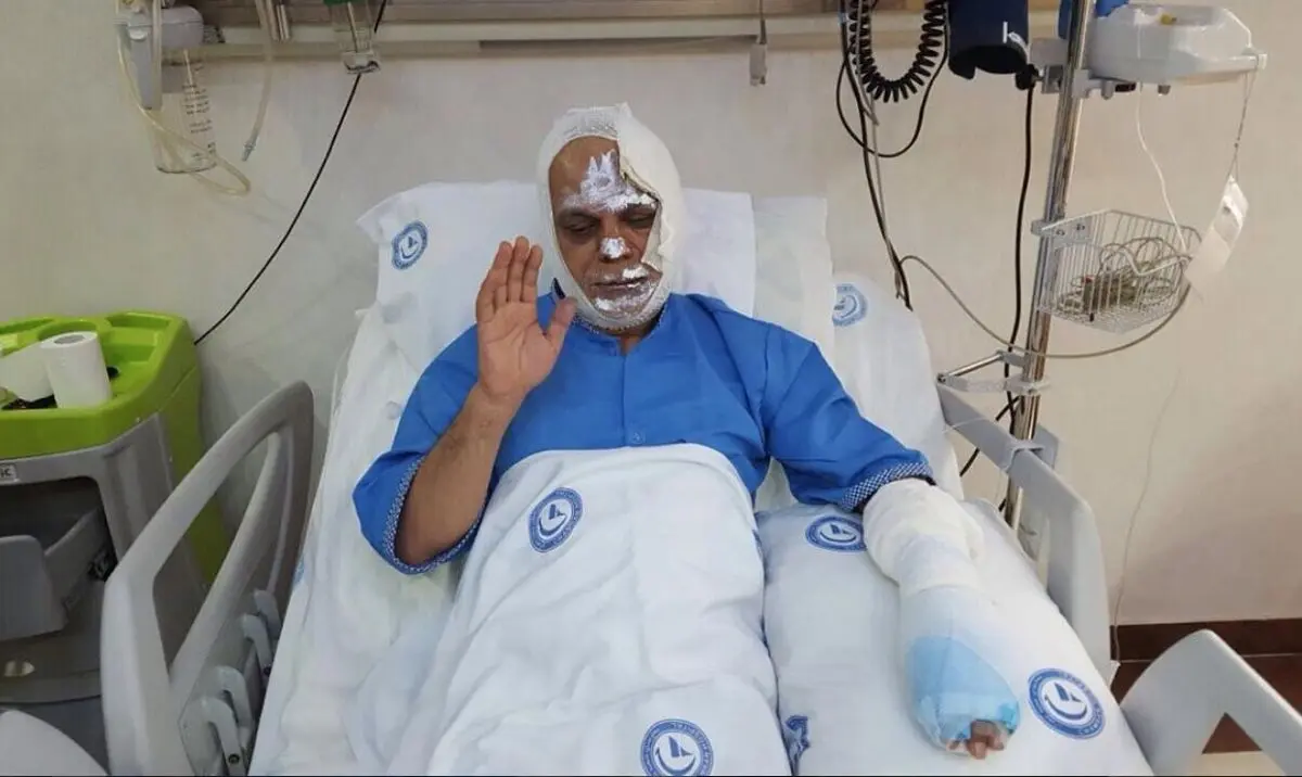 طلایی از بیمارستان مرخص شد