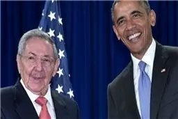 اولین دیدار اوباما و رهبر کوبا بعد از ۶۰ سال در خاک آمریکا