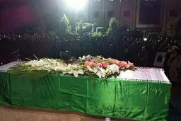 ورود پیکر  سردار همدانی به فرودگاه مهرآباد تهران