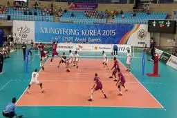 تیم والیبال نیروهای مسلح از رسیدن به مدال برنز بازماند