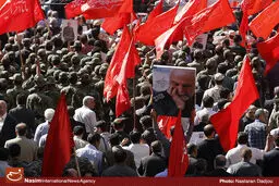 گزارش «نسیم» از تشییع پیکر سردار  همدانی+تصاویر