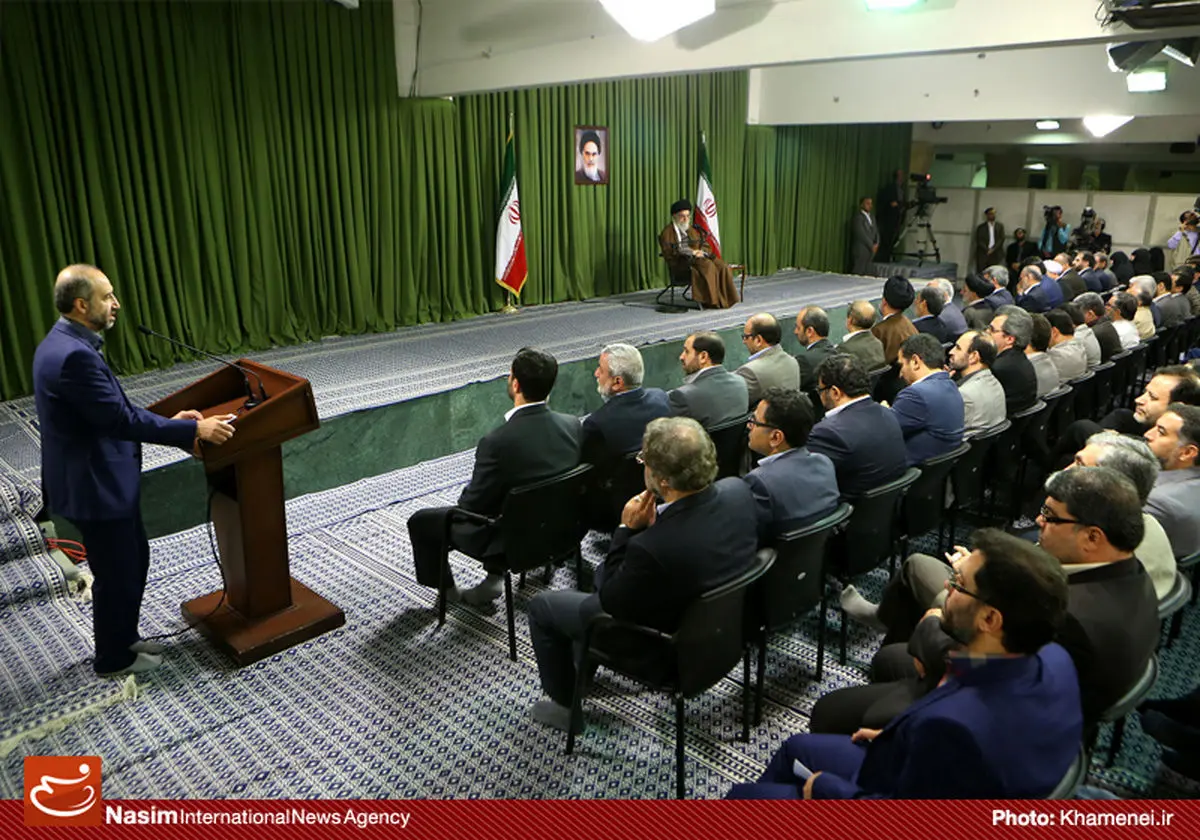 گزارش تصویری:: دیدار مدیران صدا و سیما با رهبر معظم انقلاب