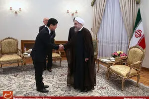 عکس خبری:: دیدار وزیر خارجه ژاپن با رئیس‌جمهور