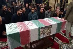 تصاویری از تشییع پیکر خبرنگار شبکه خبر