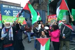 تظاهرات حمایت از مردم فلسطین در لندن +تصاویر