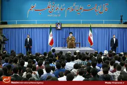 گزارش تصویری:: دیدار شرکت‌کنندگان در نهمین همایش ملی نخبگان فردا با رهبر معظم انقلاب