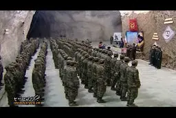 فیلم:: آمادگی پایگاه های موشکی ایران در عمق ۵۰۰ متری زمین