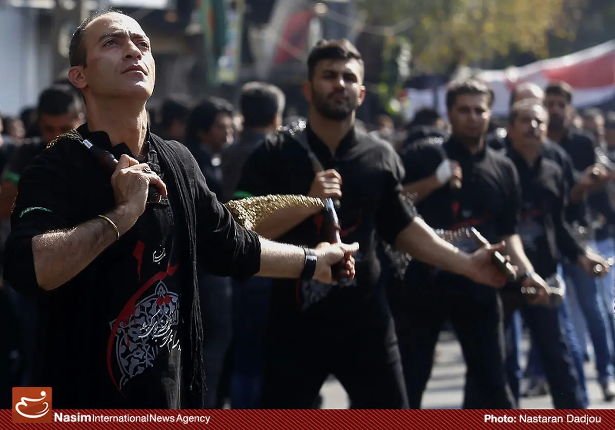 گزارش تصویری:: مراسم عزاداری روز عاشورا در تهران