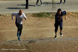 عکس خبری:: حضور احسان روزبهانی در تمرینات تیم ملی کشتی فرنگی