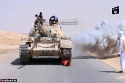 روش جدید داعش برای اعدام با تانک