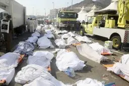 جدول:: آخرین آمار جانباختگان و مفقودین حادثه منا