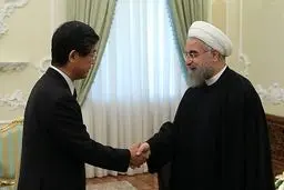 روحانی:  اراده سیاسی ایران و ژاپن  برای گسترش و تعمیق روابط دوجانبه مشهود است