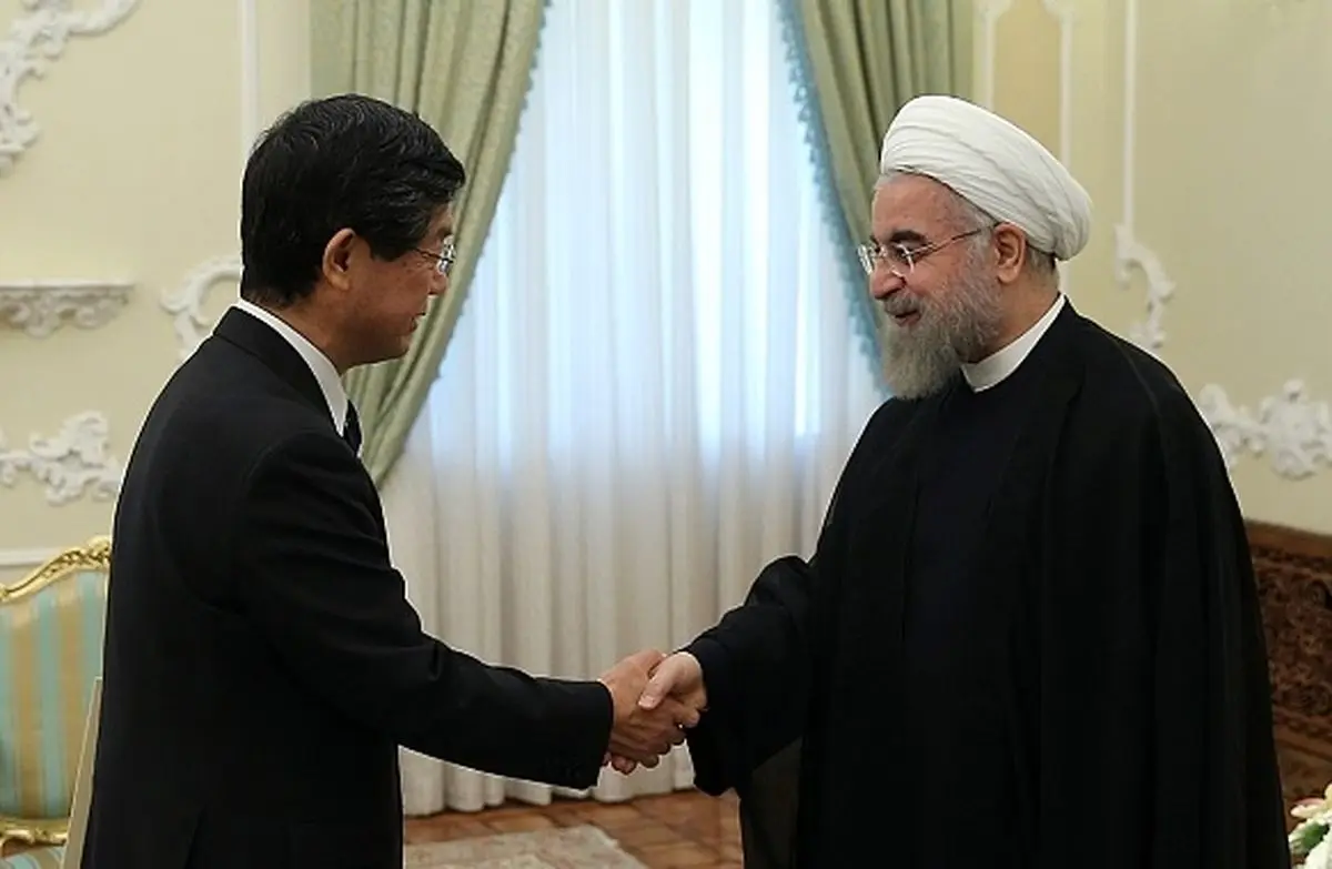 روحانی:  اراده سیاسی ایران و ژاپن  برای گسترش و تعمیق روابط دوجانبه مشهود است