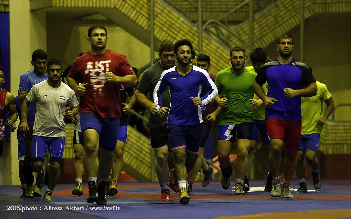 گزارش تصویری:: تمرین آماده‌سازی تیم ملی کشتی آزاد بزرگسالان
