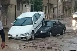 سیل دو کشته و مجروح در ایلام بر جای گذاشت+تصاویر