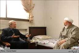 علی لاریجانی به دیدار آیت‌الله محمد یزدی رفت