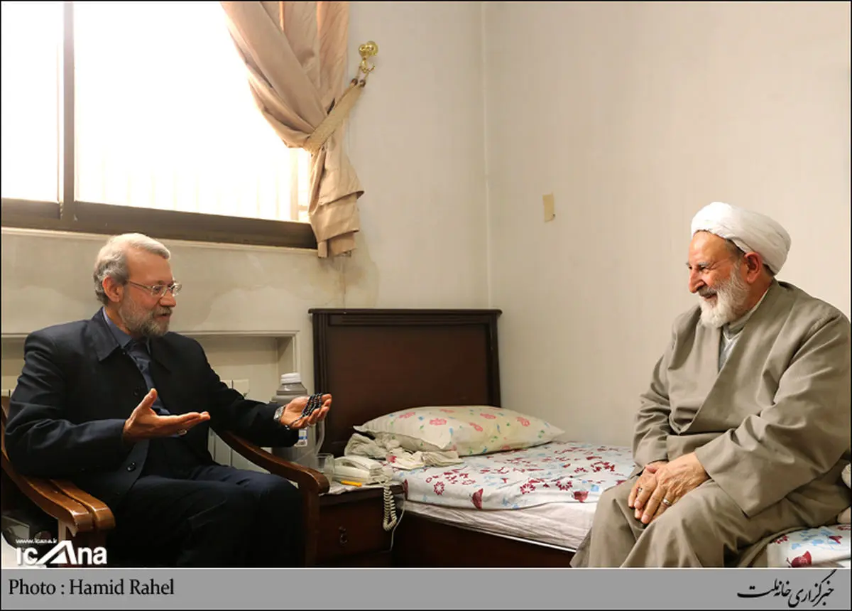 علی لاریجانی به دیدار آیت‌الله محمد یزدی رفت