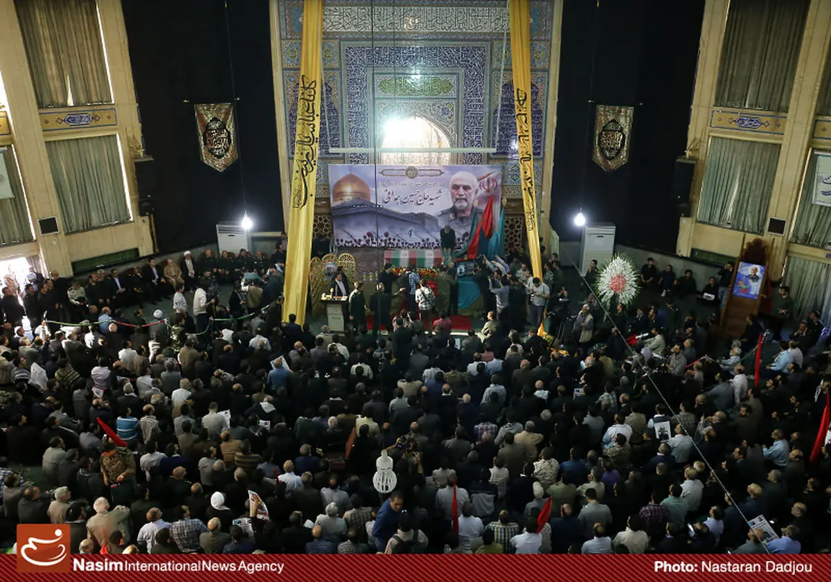 مراسم بزرگداشت سردار همدانی در تهران برگزار شد