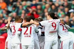 بایرن‌مونیخ نهمین پیروزی خود را جشن گرفت