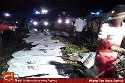 عکس خبری:: تصادف مرگبار در جاده قم تهران