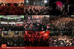 گزارش تصویری:: سینه‌زنی  با جامه عزا