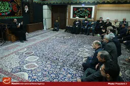 عکس خبری:: عزاداری ایام محرم با حضور رئیس‌جمهور