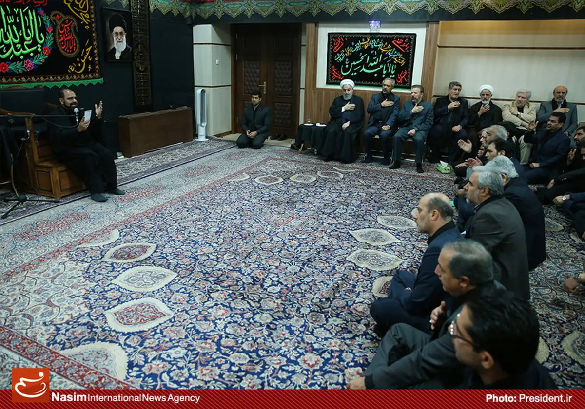 عکس خبری:: عزاداری ایام محرم با حضور رئیس‌جمهور