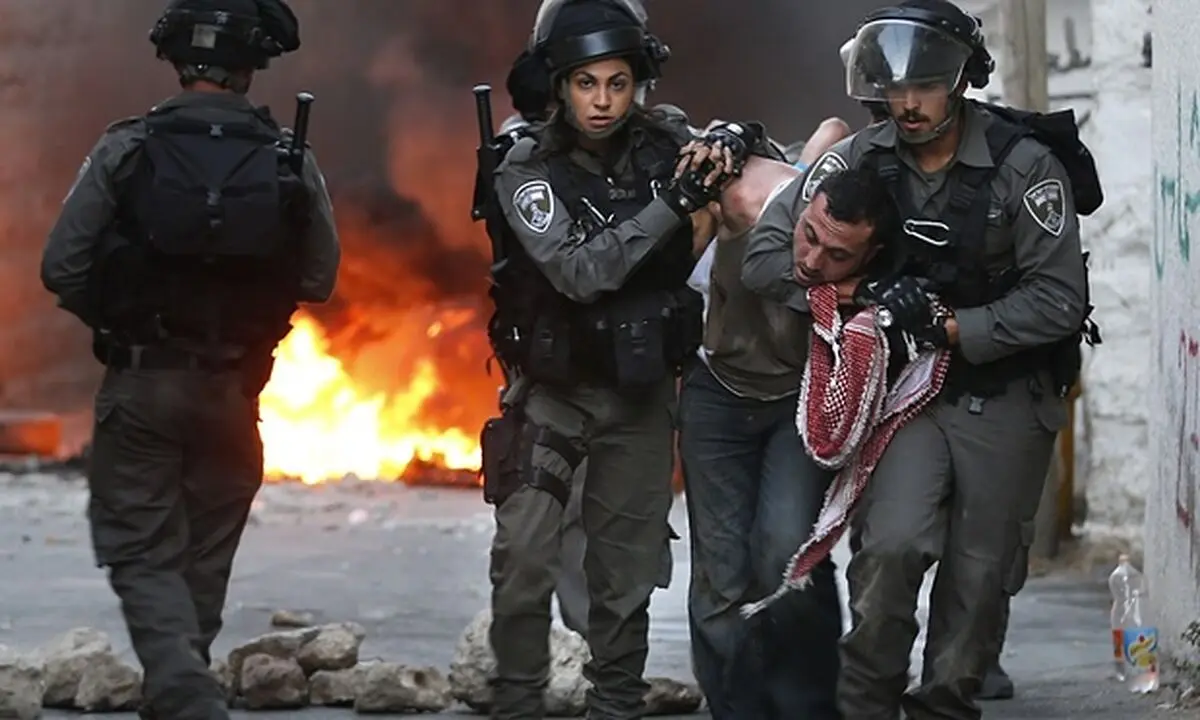 ۱۱ فلسطینی در منطقه "ابودیس" نزدیک قدس اشغالی مصدوم شدند