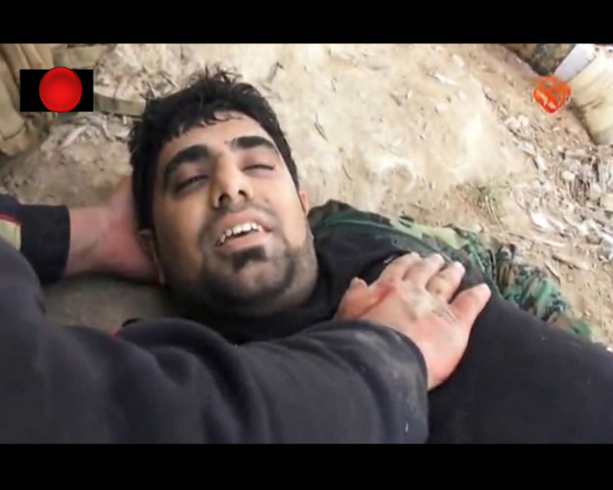 فیلم:: ‫لحظه شهادت شهید علی انصاری در مبارزه با داعش